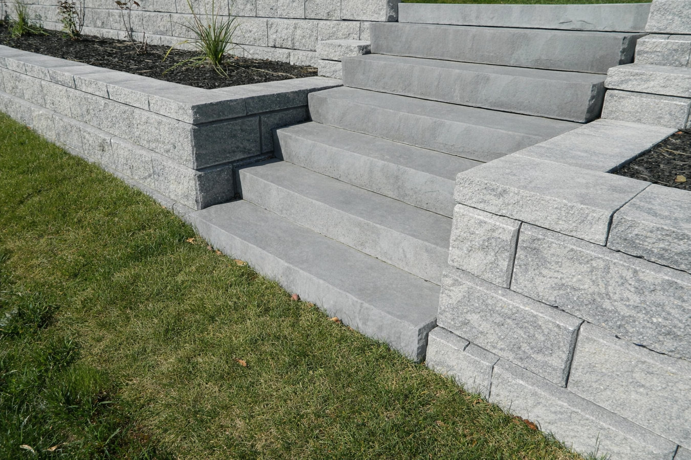 Concrete steps construction
